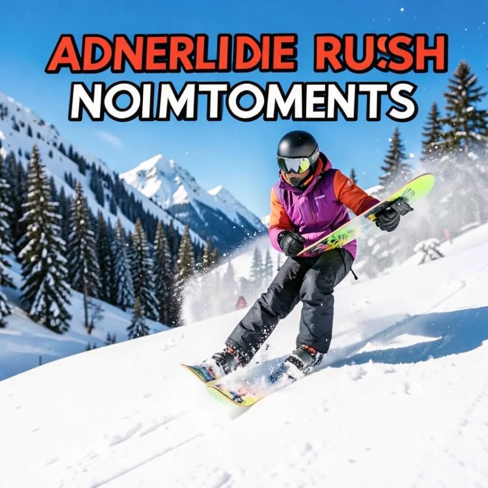 snowboarding captions