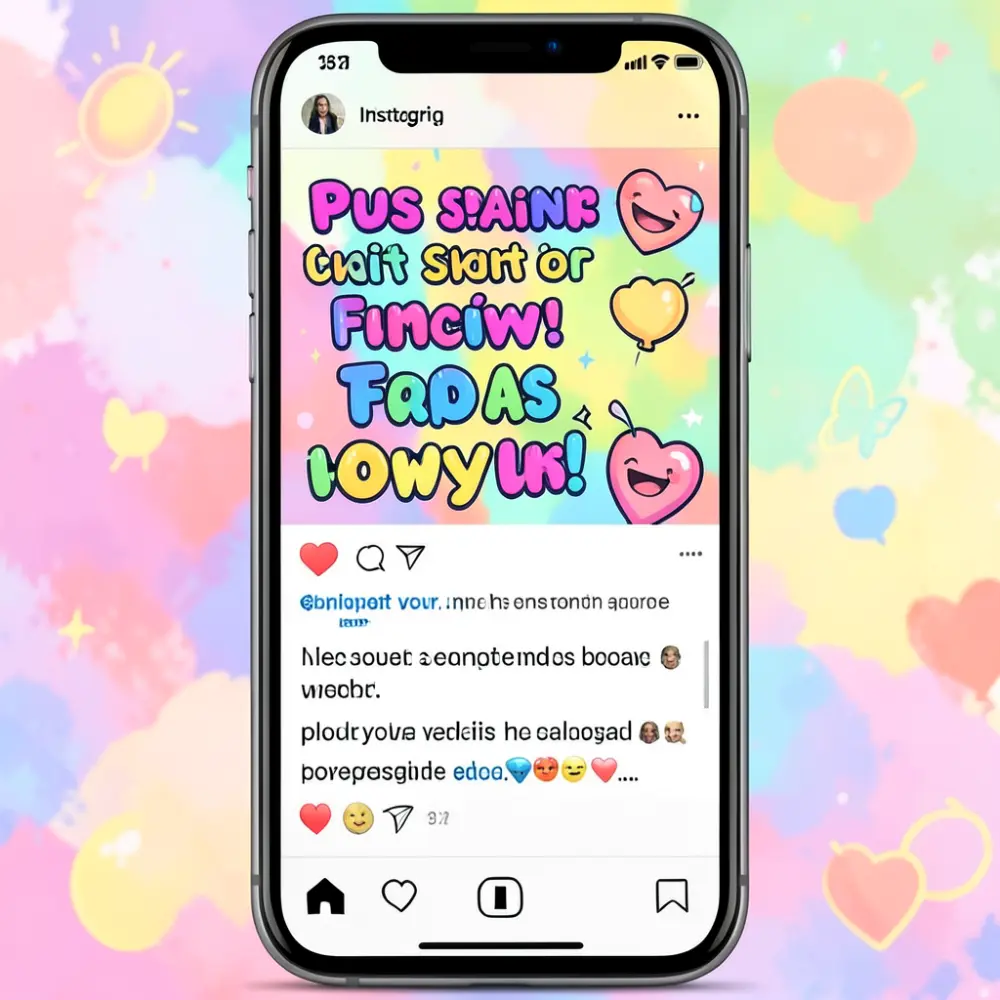 how to put spacing in instagram caption