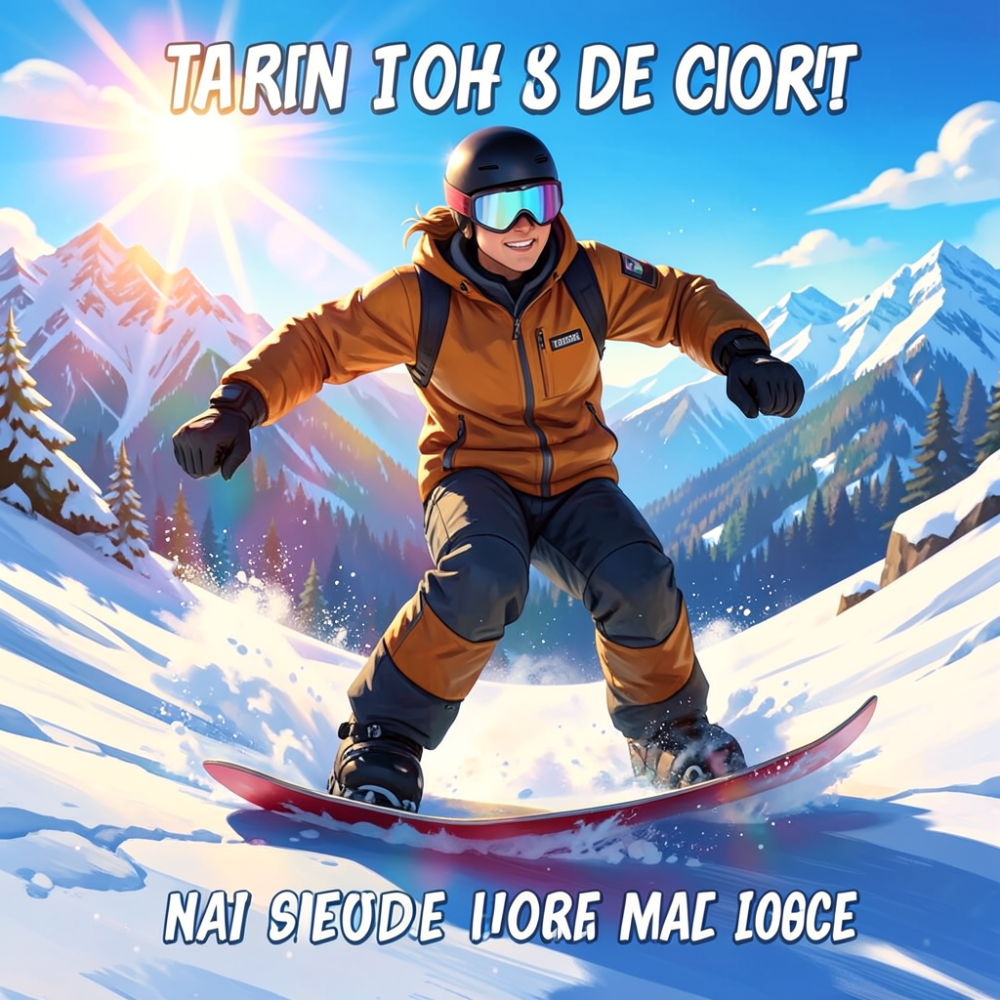 snowboarding captions