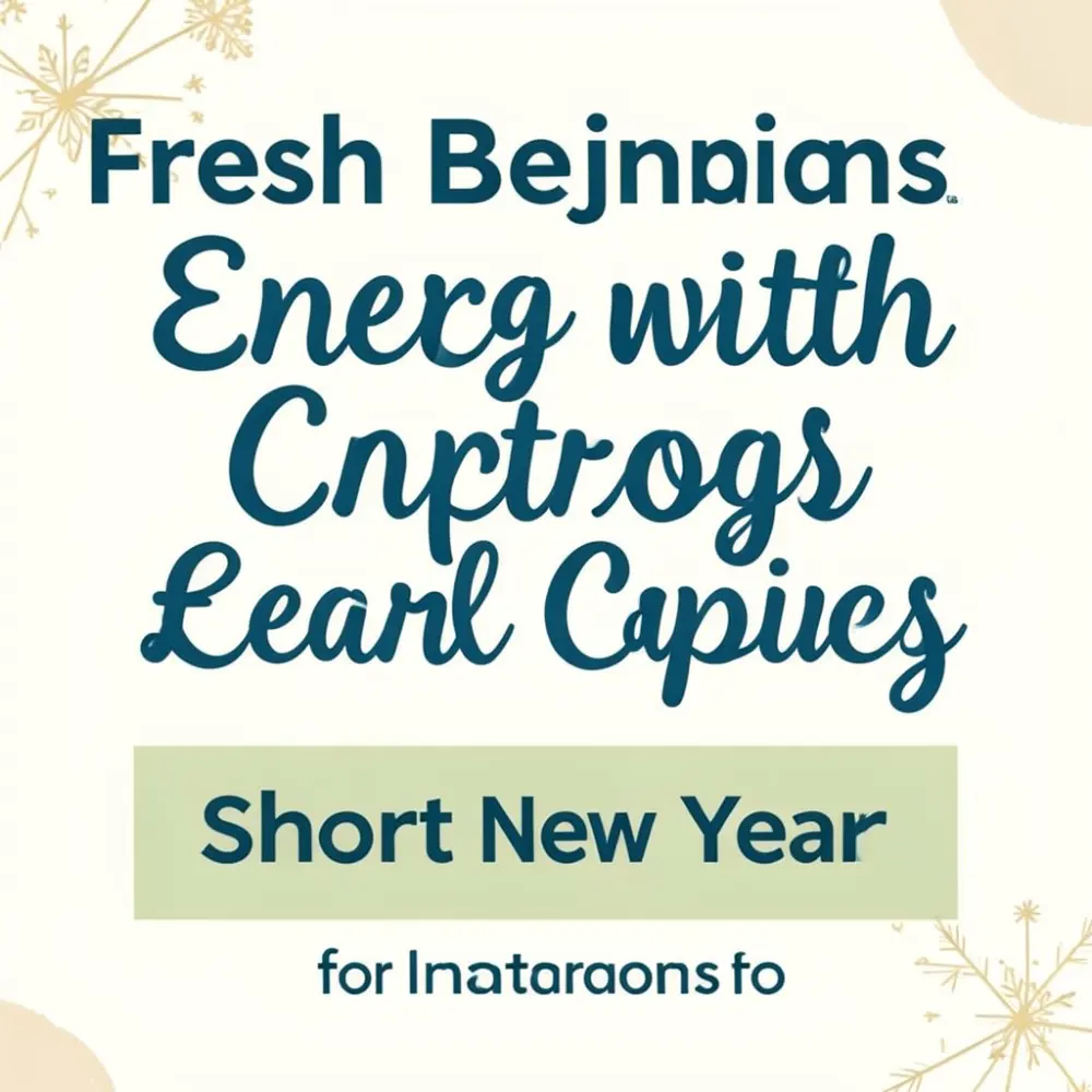 short new year captions for instagram post
