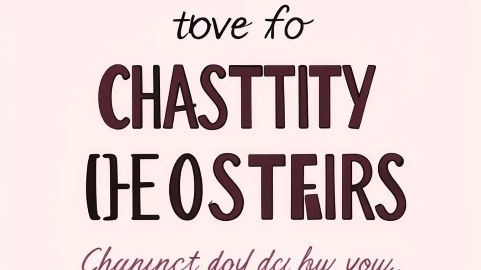 chastity captions tumblr