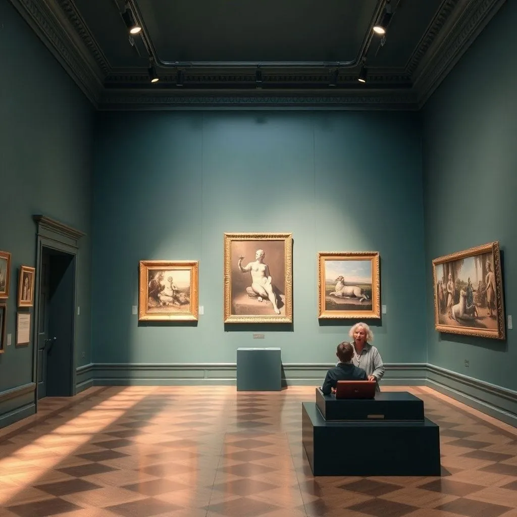 captions for museum photos