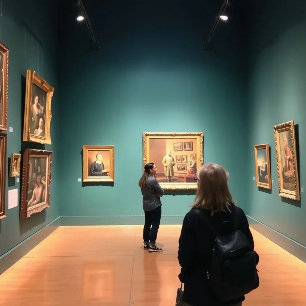 captions for museum photos