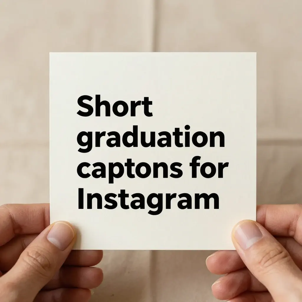 captions for graduation