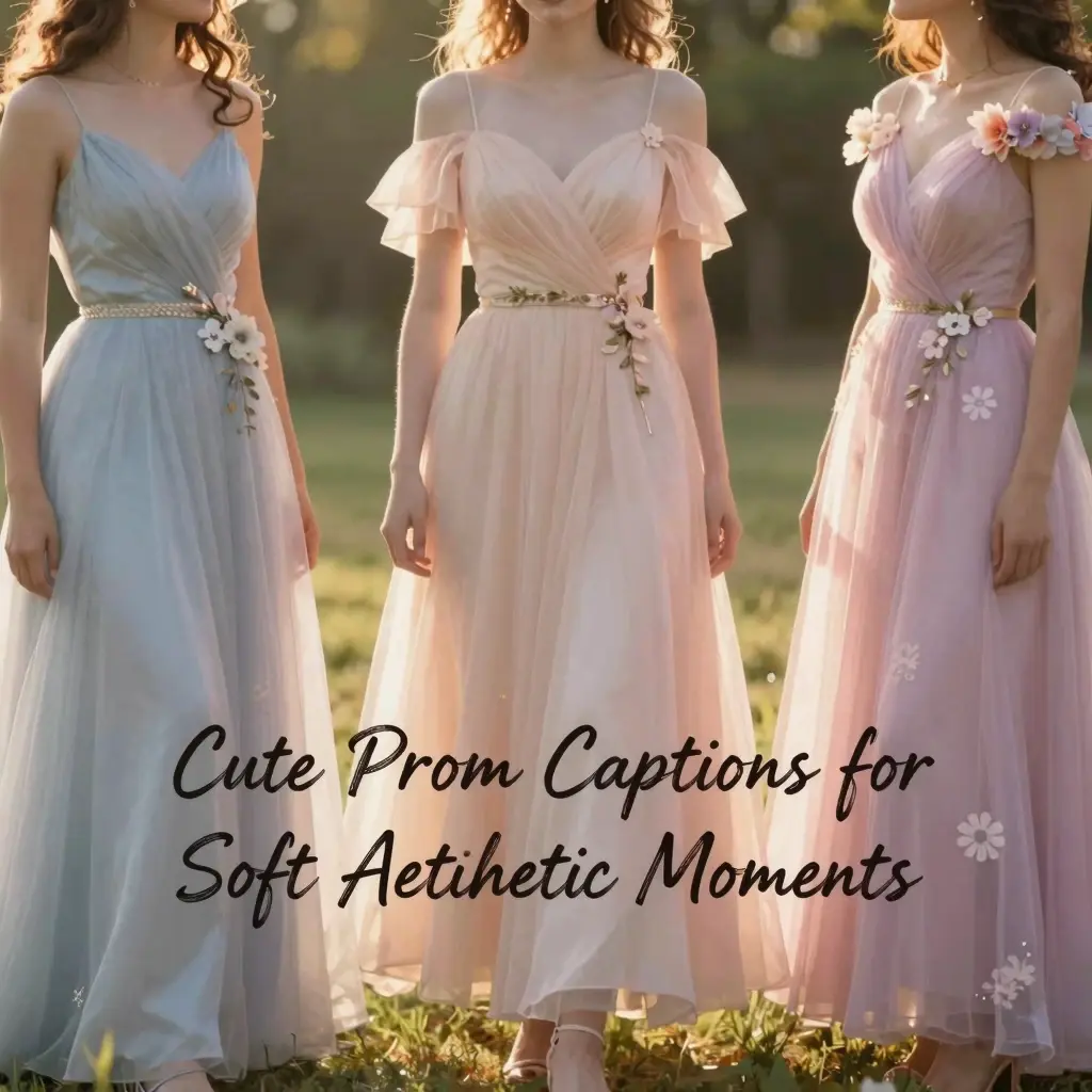 captions for prom