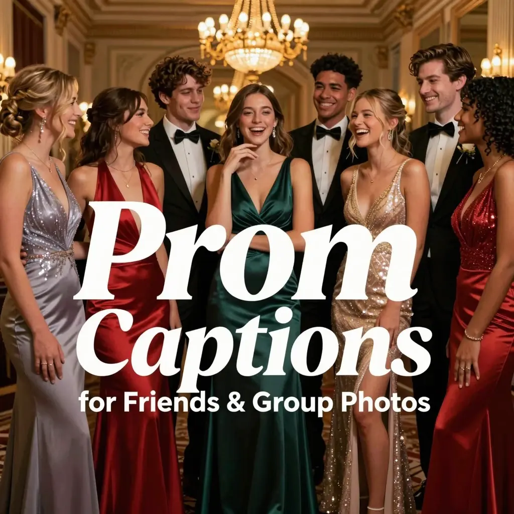 captions for prom