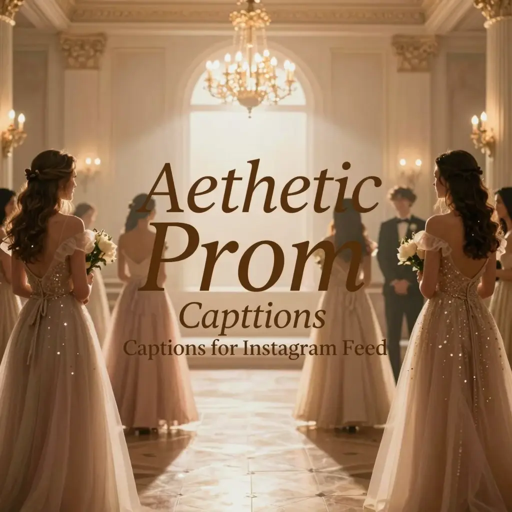 captions for prom