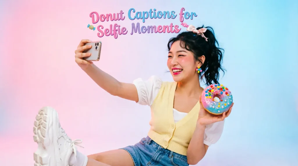 donut caption