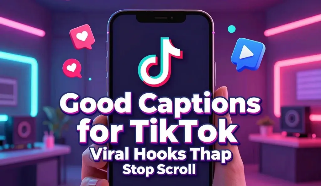 good captions for tiktok