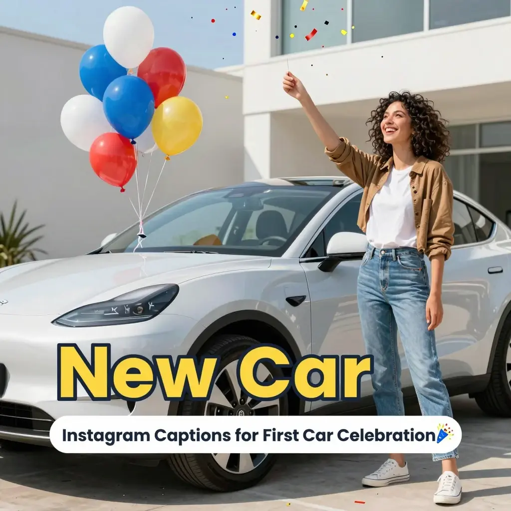 new car instagram captions