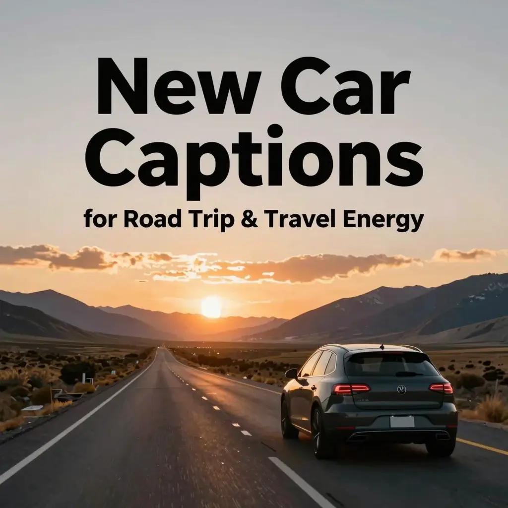 new car instagram captions