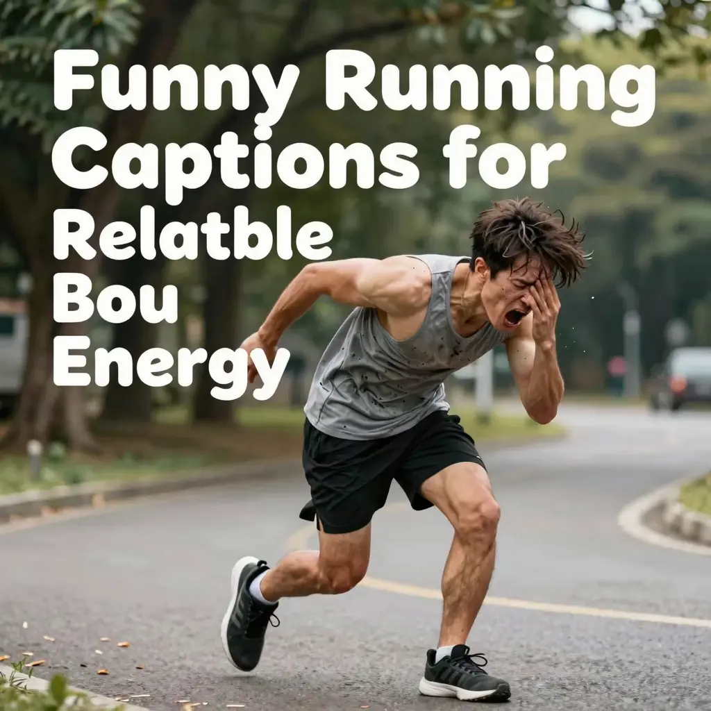 running captions