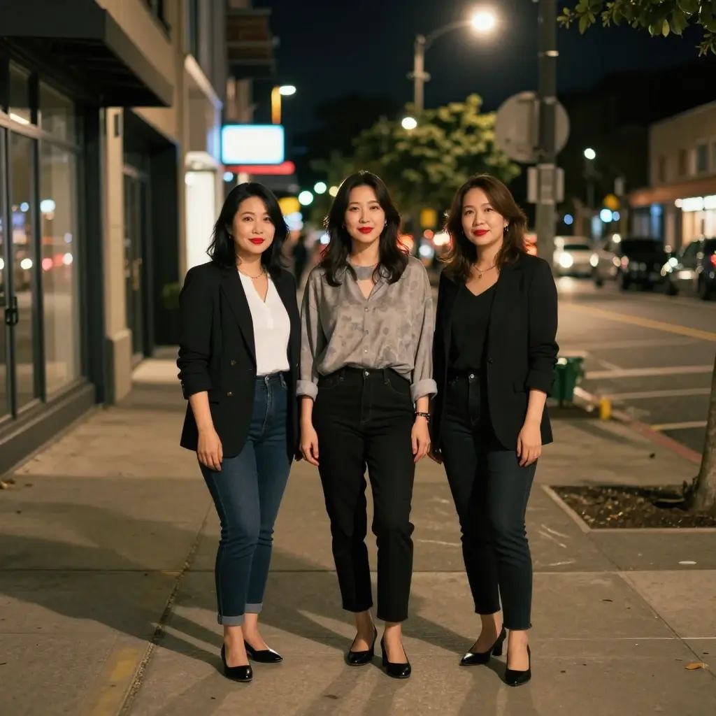 Late Night Girls Night Out Captions