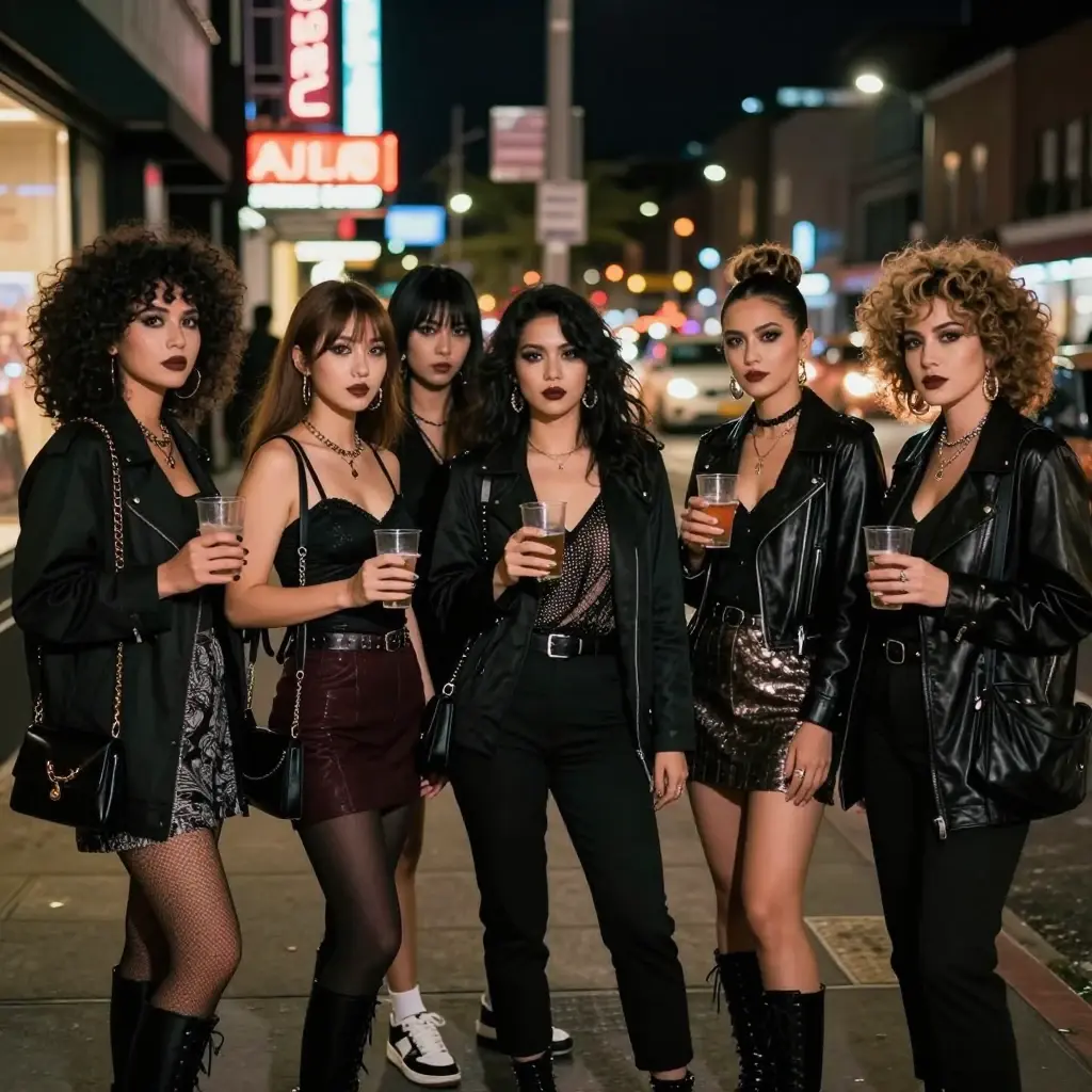 Savage Girls Night Out Captions